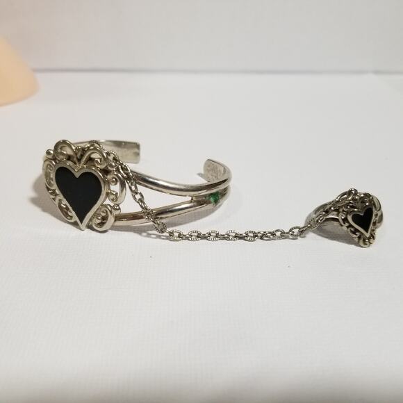 Slave bracelet bracelet 2 3/8" ring 6.5  silver tone 1.2004 - Picture 1 of 10